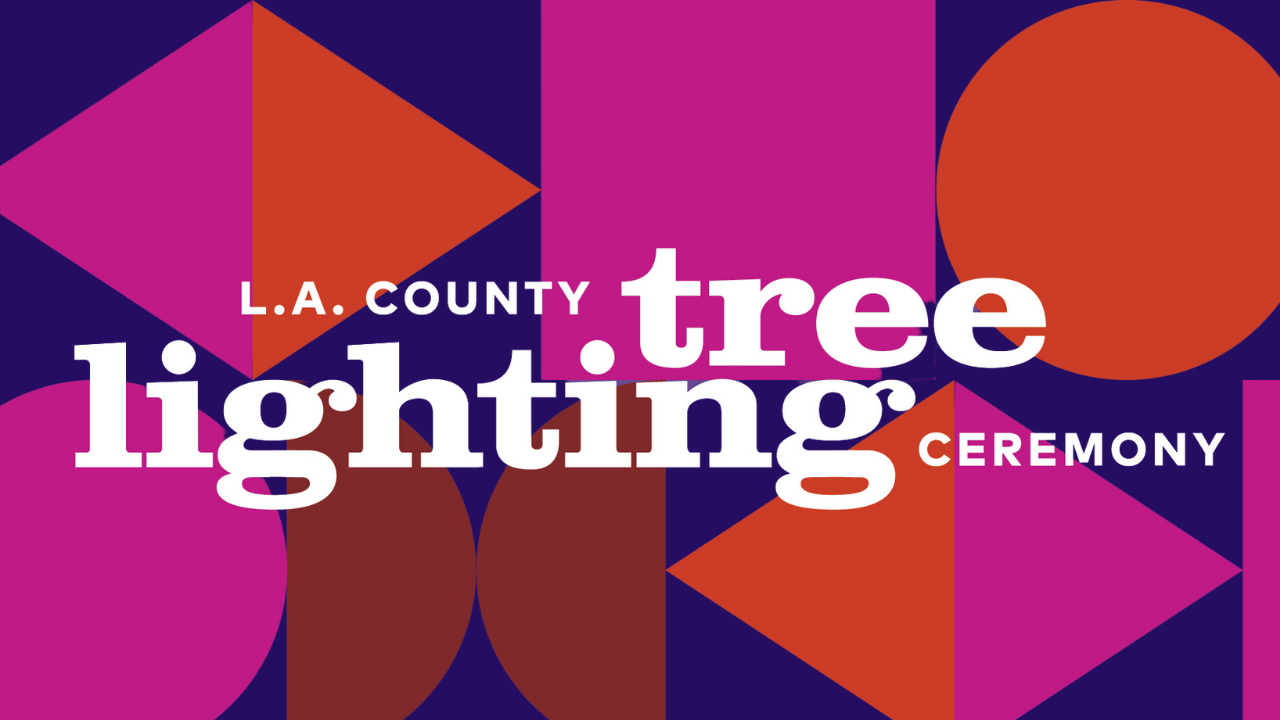 L.A. County Tree Lighting Ceremony